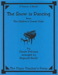 Snow Is Dancing-2 Pno 4 Hands piano sheet music cover Thumbnail